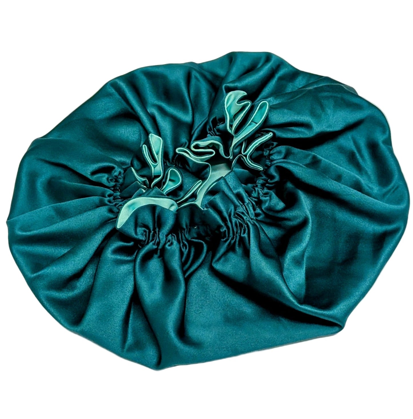 SOLD OUT Bonnet - Emerald/Mint Satin Hair Bonnet