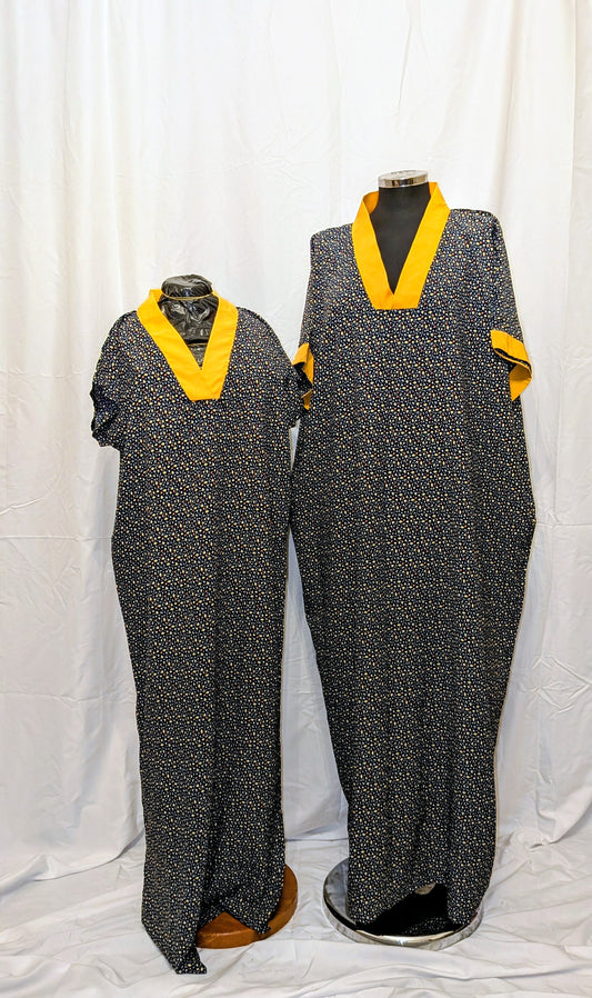 Bubu - Ditsy Floral Navy (Adults)